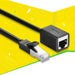 Ugreen NW112 11282 Network Ethernet Cable RJ45 (Female) - RJ45 (Male) F/UTP Cat. 6 1 Gbps 3m - black - Network