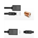 Ugreen NW112 11282 Network Ethernet Cable RJ45 (Female) - RJ45 (Male) F/UTP Cat. 6 1 Gbps 3m - black - Network