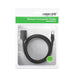 Ugreen NW112 11282 Network Ethernet Cable RJ45 (Female) - RJ45 (Male) F/UTP Cat. 6 1 Gbps 3m - black - Network