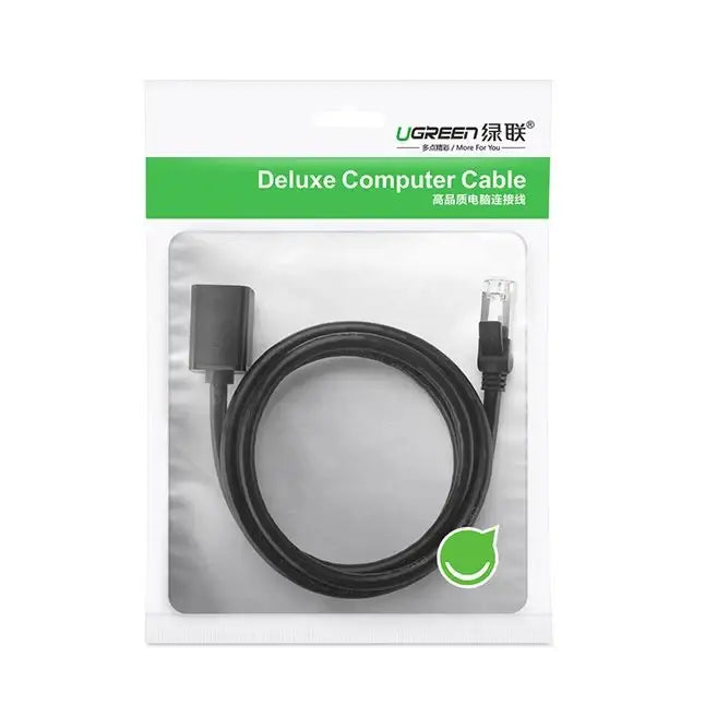 Ugreen NW112 11283 Network Ethernet Cable RJ45 (Female) - RJ45 (Male) F/UTP Cat. 6 1 Gbps 5m - black - Network