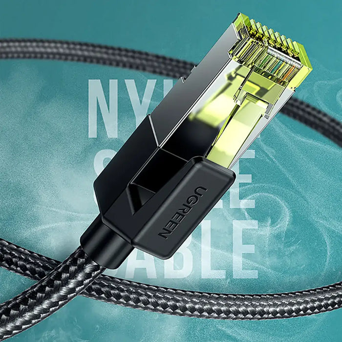 Ugreen NW150 80421 Ethernet RJ45 Cat 7 10Gbps Cable 1m - Black - Network cables<<<HurtelXML