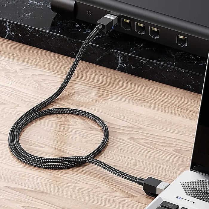 Ugreen NW153 Ethernet RJ45 Cat8 Cable Copper Core 1.5m - Black - Network cables<<<HurtelXML