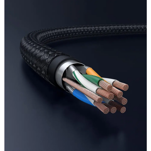 Ugreen NW153 Ethernet RJ45 Cat8 Cable Copper Core 1.5m - Black - Network cables<<<HurtelXML