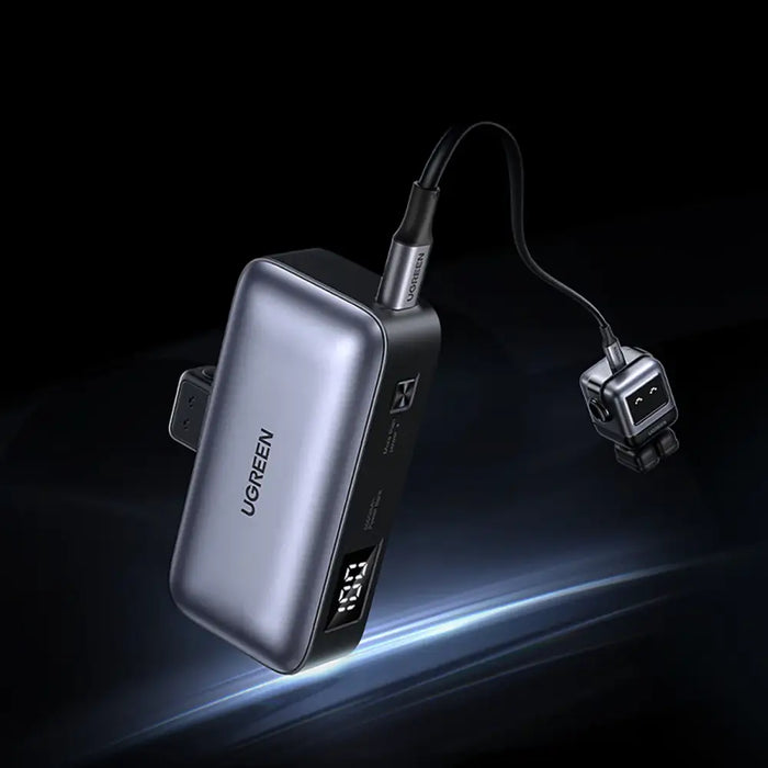 Ugreen PB503 5000mAh powerbank with USB-C port and integrated USB-C connector - gray - Powerbanks<<<HurtelXML