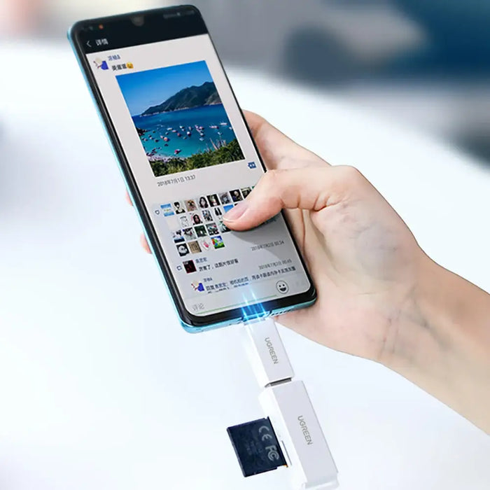 Ugreen Portable TF/SD Card Reader for USB 3.0 Black (CM104) - Flash card readers<<<HurtelXML