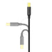 Ugreen printer cable USB-A - USB-B 480Mb/s 5m black (US135) - Cell phone cables<<<HurtelXML
