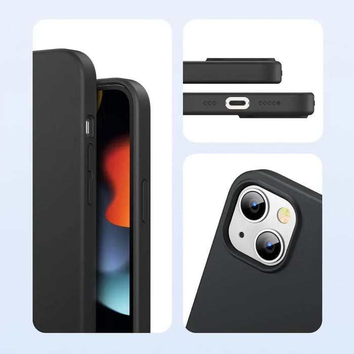 Ugreen Protective Silicone Case rubber flexible silicone case cover for iPhone 13 mini black - Cell phone cases