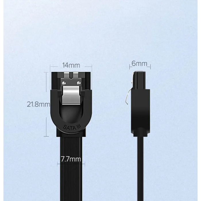 Ugreen SATA 3.0 cable 0.5m black (US217) - Cell phone cables<<<HurtelXML