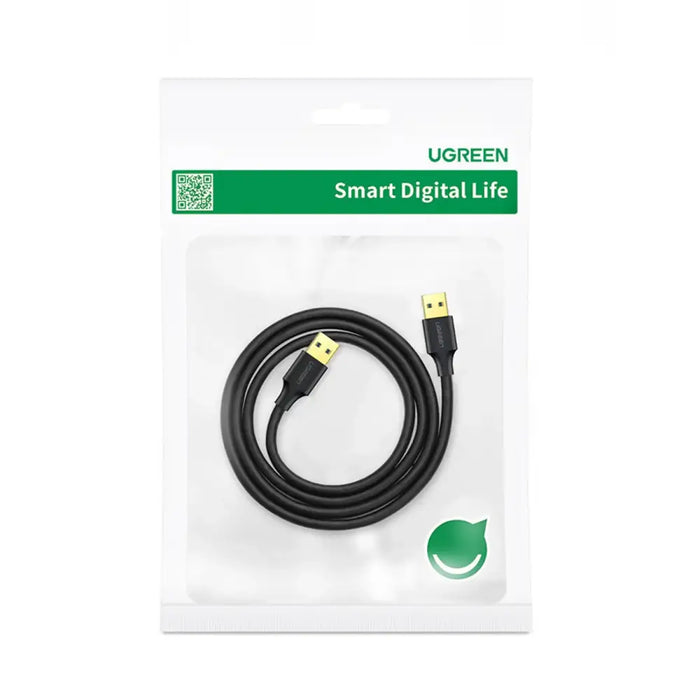 Ugreen US128 10370 USB-A 3.0 / USB-A 3.0 5Gb/s cable 1m - black - Cell phone cables<<<HurtelXML