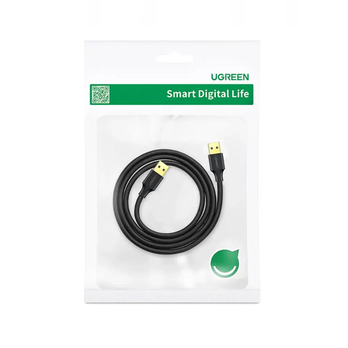 Ugreen US128 90576 USB-A 3.0 / USB-A 3.0 5Gb/s cable 3m - black - Cell phone cables<<<HurtelXML
