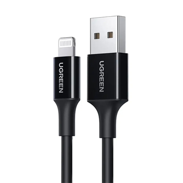Ugreen US155 80822 USB-A / Lightning MFi 2.4A cable 1m - black - Cell phone cables<<<HurtelXML