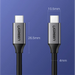 Ugreen US161 50751 USB-C 3.1 / USB-C 3.1 Cable 1.5m - Gray - Cell phone cables<<<HurtelXML