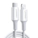 Ugreen US171 Lightning - USB-C MFi PD cable 20W 3A 480Mb/s 0.5m - white - Cell phone cables<<<HurtelXML