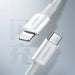 Ugreen US171 Lightning - USB-C PD Cable 20W 3A 480Mb/s 1.5m - White - Cell phone cables<<<HurtelXML