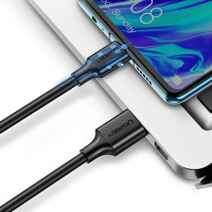 Ugreen US184 20881 USB-A 3.0 / USB-C 3A cable 0.5m - black - Cell phone cables<<<HurtelXML