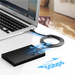 Ugreen US184 20883 USB-A 3.0 / USB-C 3A cable 1.5m - black - Cell phone cables<<<HurtelXML
