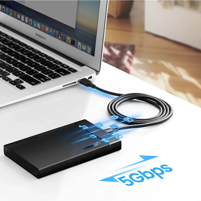 Ugreen US184 20884 USB-A 3.0 / USB-C 3A 2m cable - black - Cell phone cables<<<HurtelXML