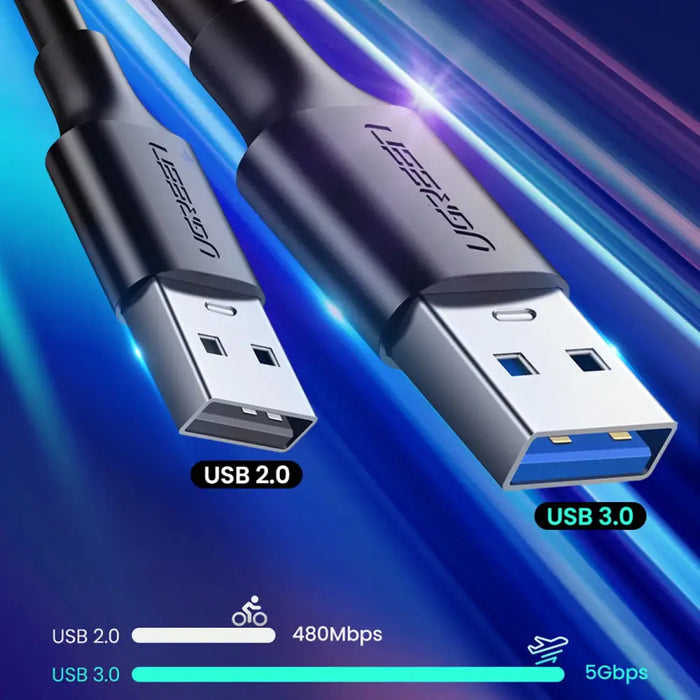 Ugreen US184 20884 USB-A 3.0 / USB-C 3A 2m cable - black - Cell phone cables<<<HurtelXML
