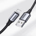Ugreen US199 60157 USB-A / Lightning MFi cable 1.5m - black - Cell phone cables<<<HurtelXML