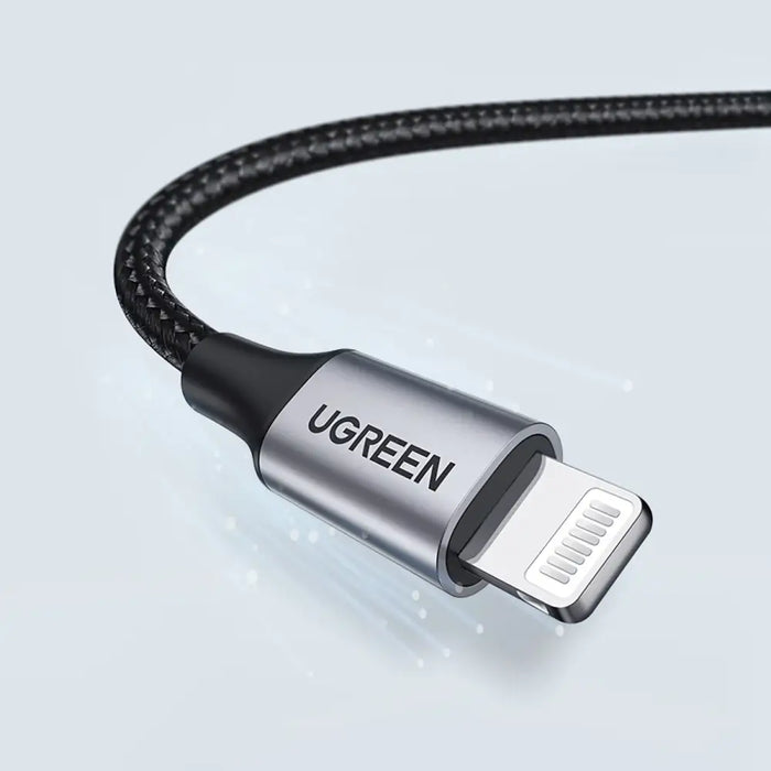 Ugreen US199 60158 USB-A / Lightning MFi cable 2m - black - Cell phone cables<<<HurtelXML