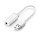 Ugreen US206 30712 USB-A (male) / 3.5 mm mini jack (female) adapter - white - USB adapters<<<HurtelXML