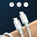 Ugreen US264 60517 USB-C / USB-C PD QC AFC Cable 0.5m - White - Cell phone cables<<<HurtelXML
