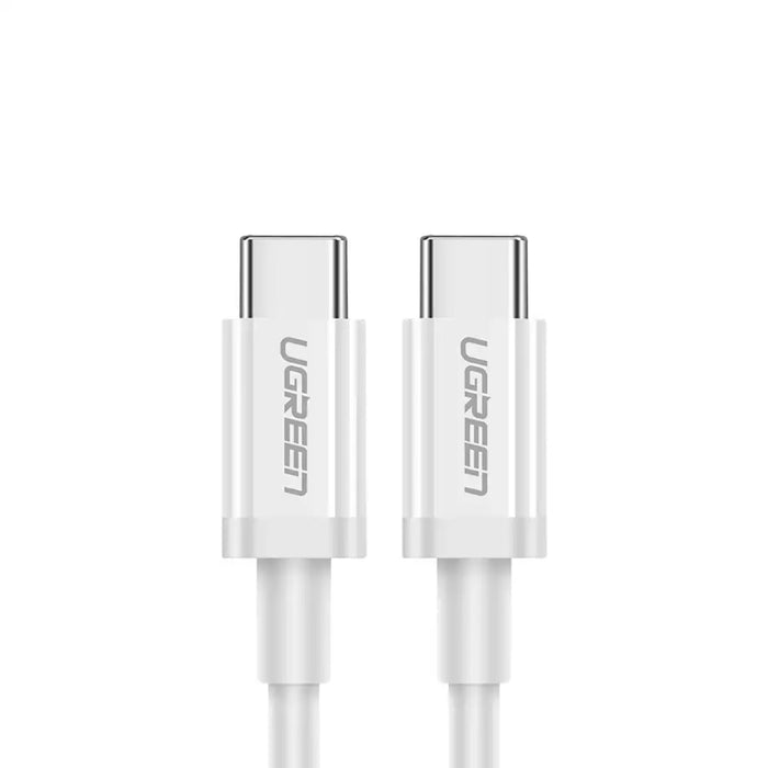 Ugreen US264 60517 USB-C / USB-C PD QC AFC Cable 0.5m - White - Cell phone cables<<<HurtelXML