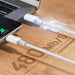 Ugreen US264 60519 USB-C / USB-C PD QC AFC Cable 1.5m - White - Cell phone cables<<<HurtelXML