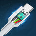 Ugreen US264 60519 USB-C / USB-C PD QC AFC Cable 1.5m - White - Cell phone cables<<<HurtelXML