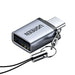 Ugreen US270 USB-C (Male) / USB-A 3.0 (Female) Adapter with Lanyard - Gray - USB adapters<<<HurtelXML