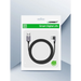 Ugreen US284 50941 USB-A (straight) / USB-C (angled) 3A Cable 1m - Gray - Cell phone cables<<<HurtelXML&&&USB