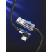 Ugreen US284 50941 USB-A (straight) / USB-C (angled) 3A Cable 1m - Gray - Cell phone cables<<<HurtelXML&&&USB