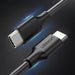 Ugreen US286 USB-C - USB-C PD QC 3A 480Mb/s 2m Cable - Black - Cell phone cables<<<HurtelXML