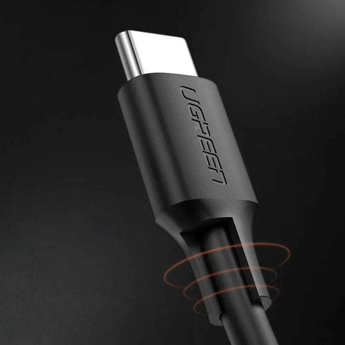 Ugreen US286 USB-C - USB-C PD QC 3A 480Mb/s cable 0.5m - black - Cell phone cables<<<HurtelXML