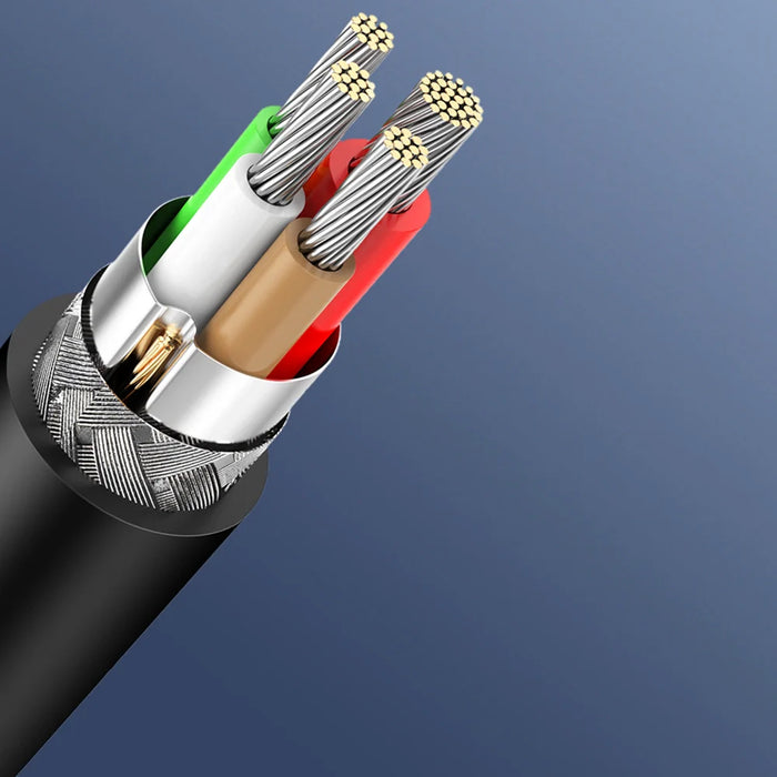 Ugreen US286 USB-C - USB-C PD QC 3A 480Mb/s cable 0.5m - black - Cell phone cables<<<HurtelXML