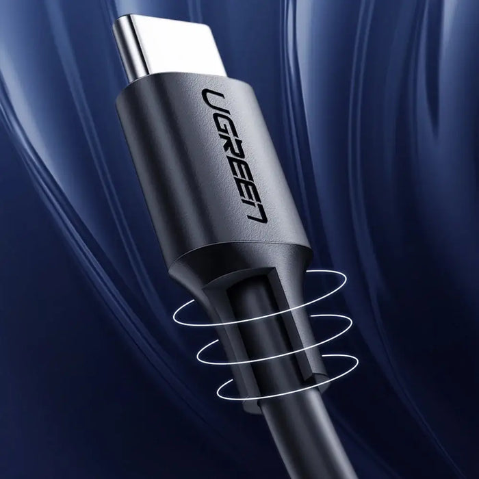 Ugreen US286 USB-C - USB-C PD QC 3A 480Mb/s cable 1.5m - black - Cell phone cables<<<HurtelXML