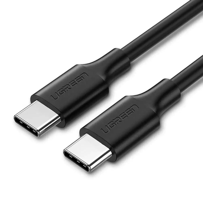 Ugreen US286 USB-C - USB-C PD QC 3A 480Mb/s cable 1.5m - black - Cell phone cables<<<HurtelXML