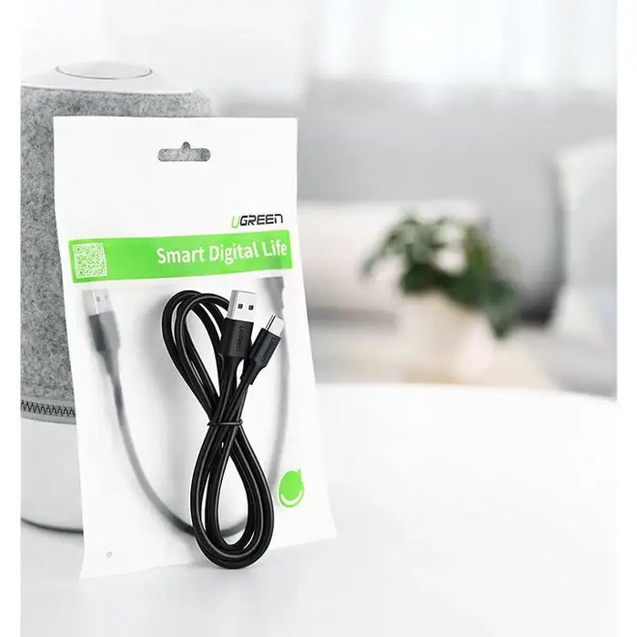 Ugreen US287 60116 USB-A / USB-C 2A cable 1m - black - Cell phone cables<<<HurtelXML&&&Кабели за мобилни