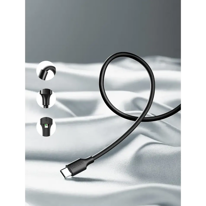 Ugreen US287 60116 USB-A / USB-C 2A cable 1m - black - Cell phone cables<<<HurtelXML&&&Кабели за мобилни