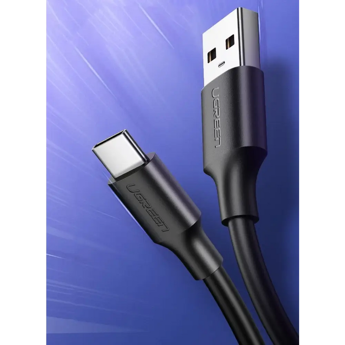 Ugreen US287 60117 USB-A / USB-C 3A cable 1.5m - black - Cell phone cables<<<HurtelXML&&&USB cablesKBA-USB<<<Cables