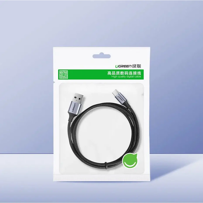Ugreen US288 60125 USB-A / USB-C QC 3.0 3A 0.5m cable - gray - Cell phone cables<<<HurtelXML