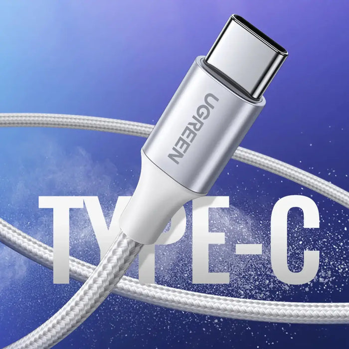 Ugreen US288 60133 USB-A / USB-C QC 3.0 3A 2m Cable - White - Cell phone cables<<<HurtelXML