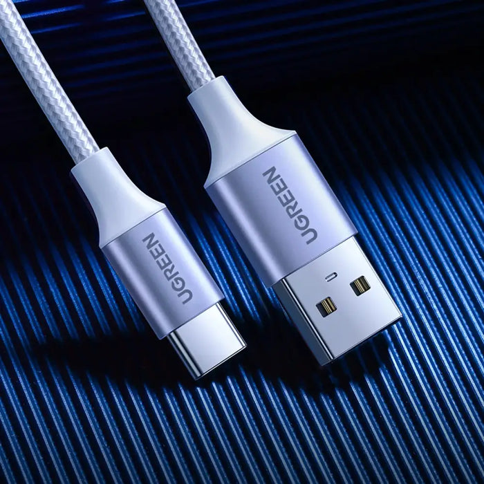 Ugreen US288 60409 USB-A / USB-C QC 3.0 3A 3m cable - white - Cell phone cables<<<HurtelXML