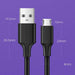 Ugreen US289 60134 micro USB / USB-A cable 0.25m - black - Cell phone cables<<<HurtelXML