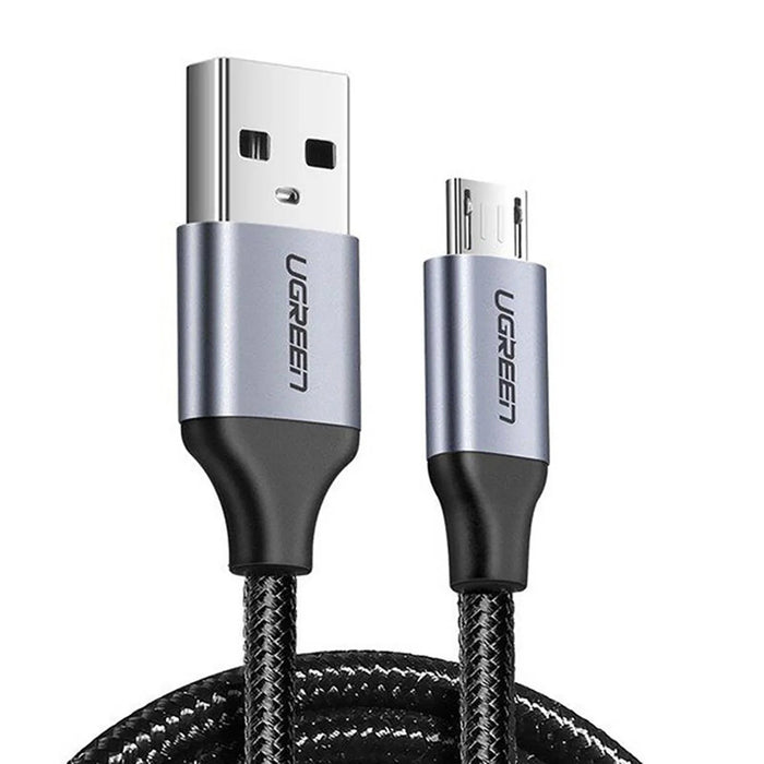 Ugreen US290 60146 USB-A / micro USB 2.4A cable 1m - gray - Cell phone cables<<<HurtelXML