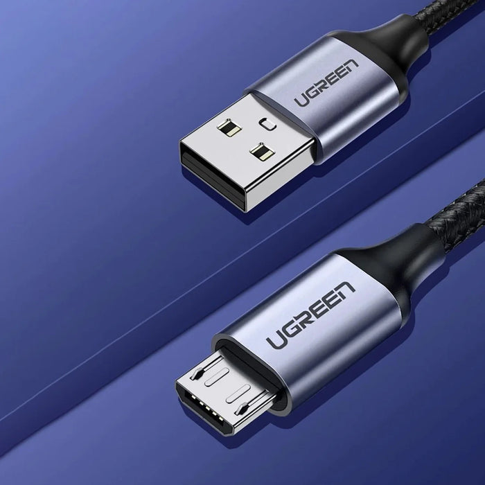 Ugreen US290 60148 USB-A / micro USB 2.4A cable 2m - gray - Cell phone cables<<<HurtelXML&&&Exhibition