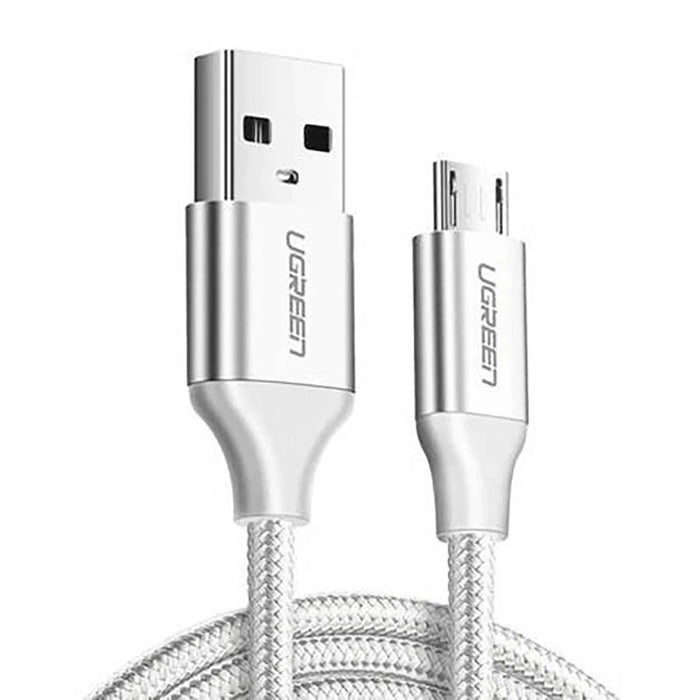 Ugreen US290 60152 USB-A / micro USB 2.4A 1.5m Cable - White - Cell phone cables<<<HurtelXML