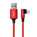 Ugreen US299 60555 angled Lightning / USB-A MFi cable 2.4A 1m - red - Cell phone cables<<<HurtelXML