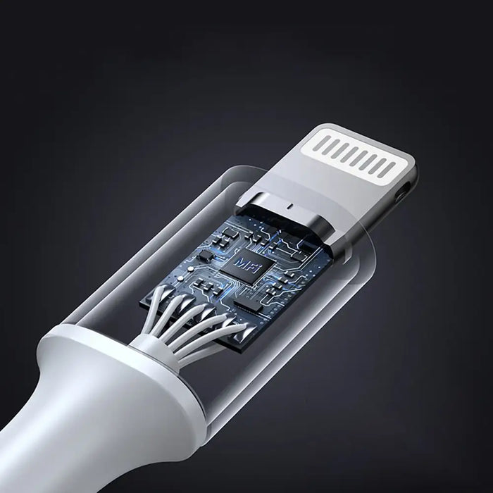 Ugreen US304 70523 USB-C / Lightning MFi cable 1m - silver - Cell phone cables<<<HurtelXML