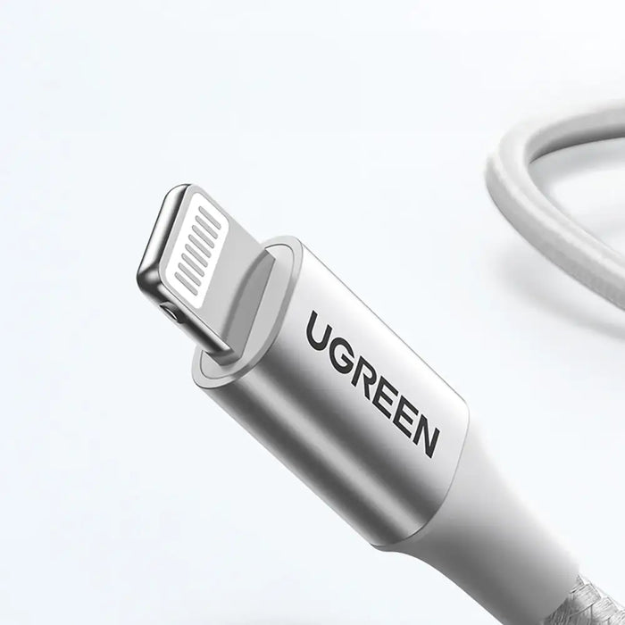 Ugreen US304 70523 USB-C / Lightning MFi cable 1m - silver - Cell phone cables<<<HurtelXML